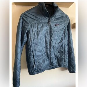 Patagonia Blue Quilted Jacket